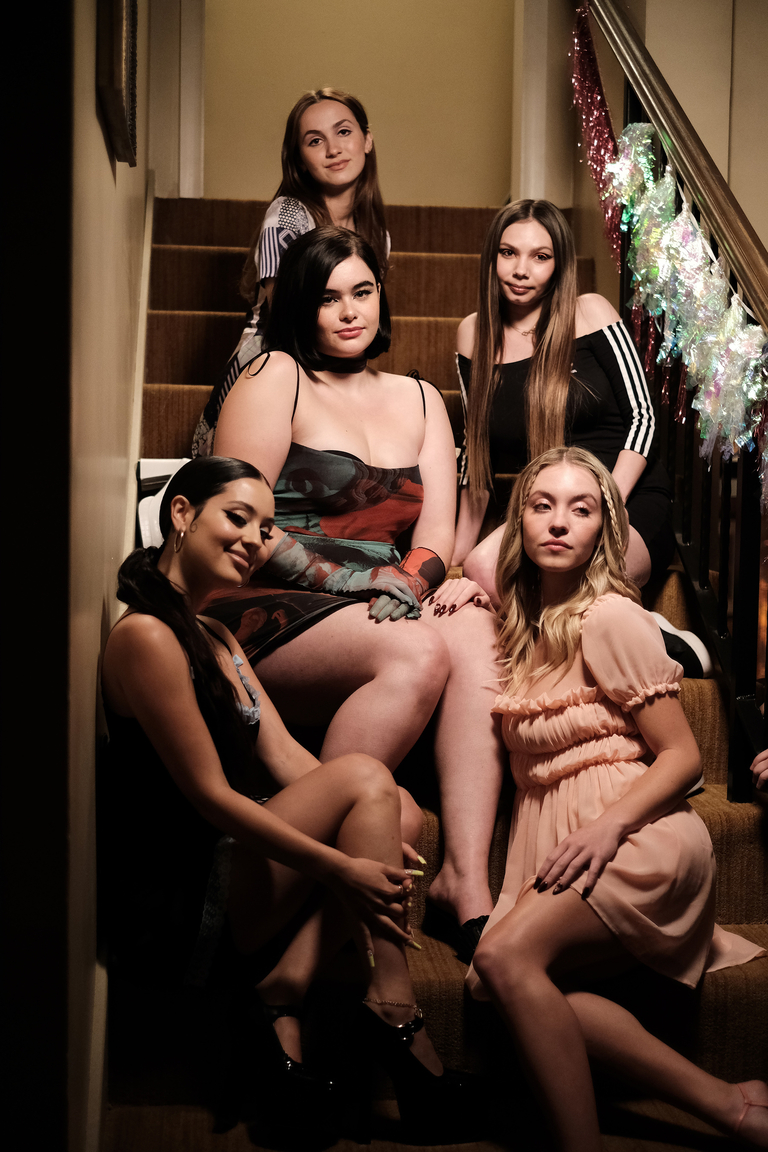 alexa demie, barbie ferreira, maude apatow, sophia rose wilson, sydney sweeney