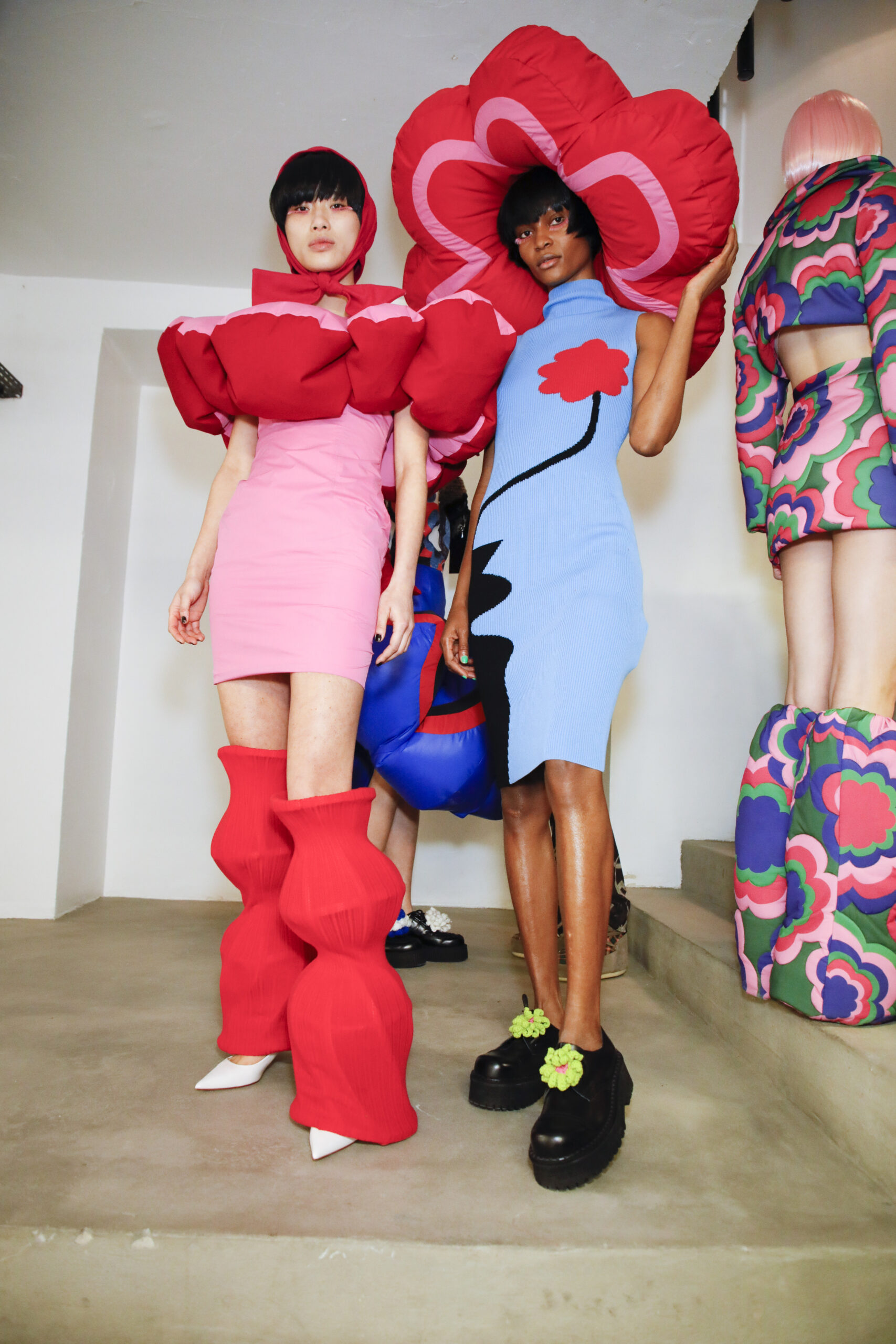 Backstage Celine Kwan at Paris Fashion Week