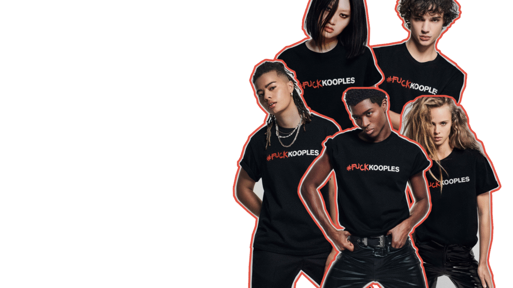 Subversive et “unauthorized”: The Kooples says F*ck et dévoile sa nouvelle identité radicale