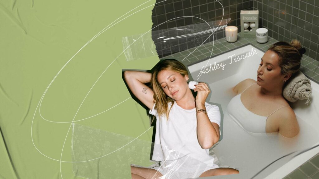 ASHLEY TISDALE : ELLE GLOW AVEC UN BLUSH À 5 EUROS