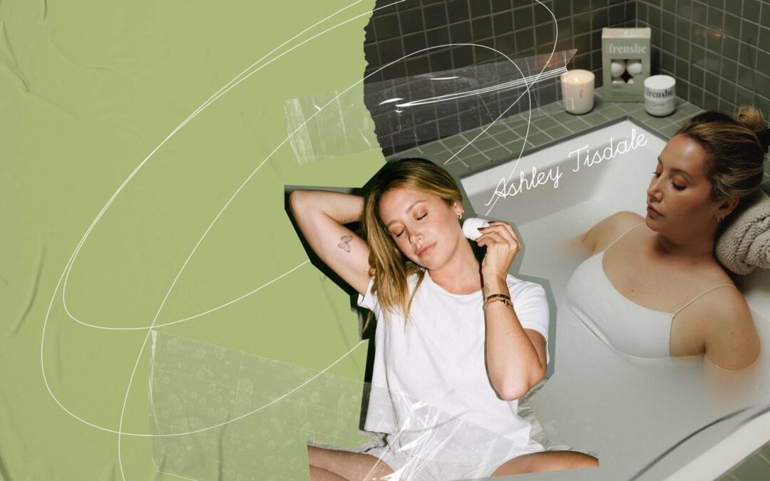 ASHLEY TISDALE : ELLE GLOW AVEC UN BLUSH À 5 EUROS