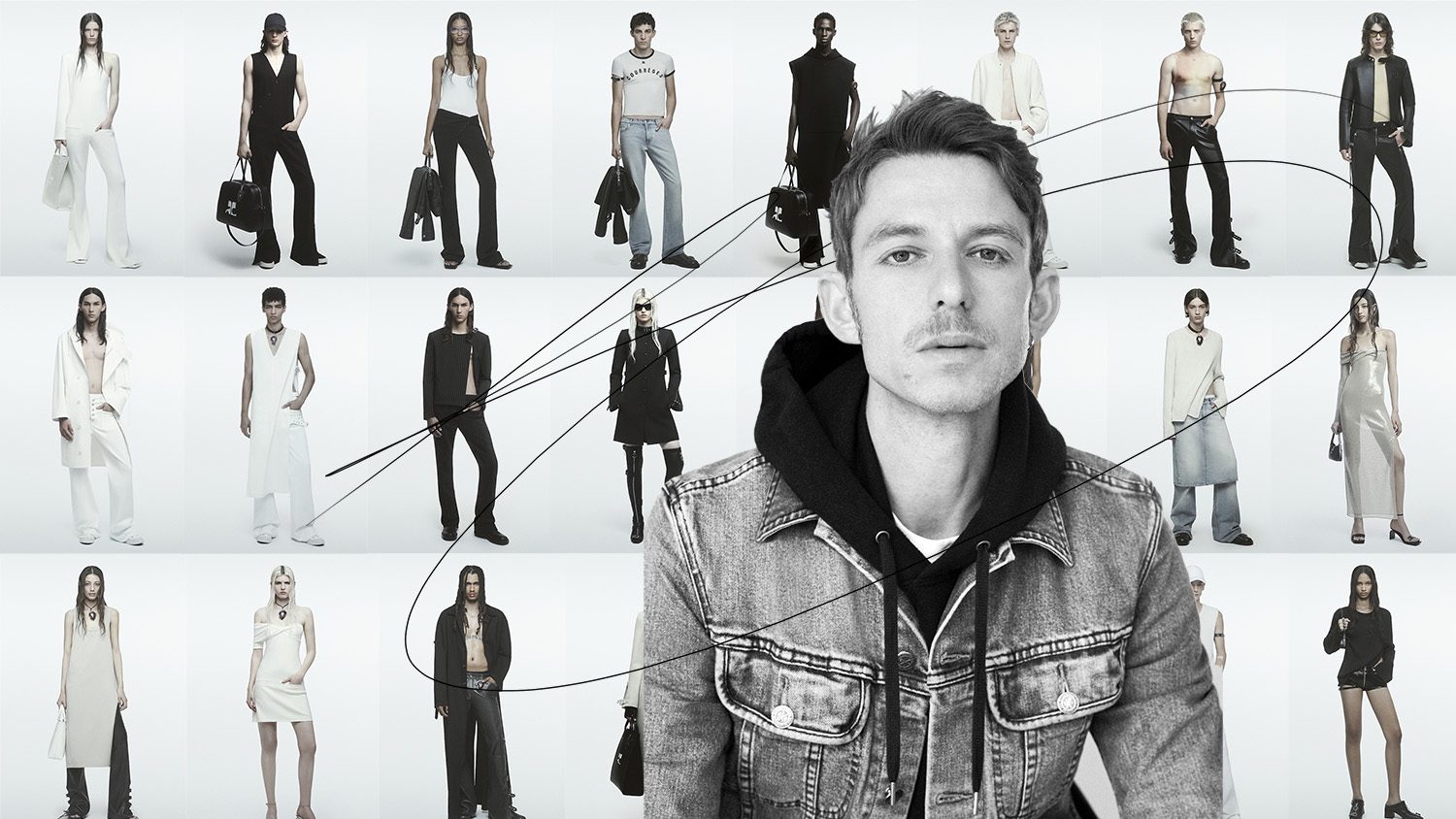 Nicolas Di Felice fait poper Courrèges - NYLON France