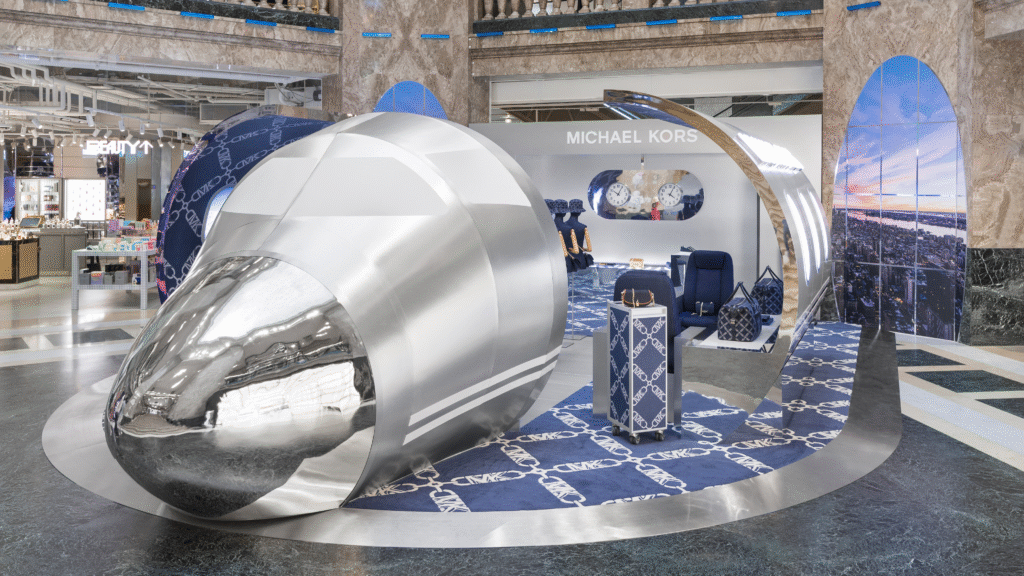 Michael Kors installe un jet privé aux Galeries Lafayette