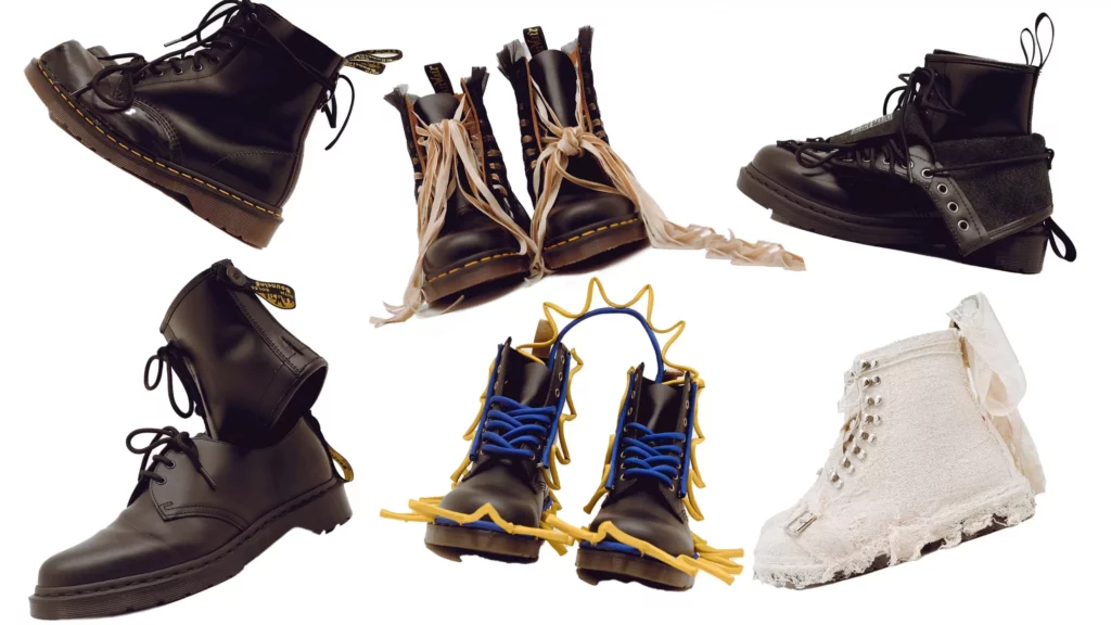 Dr Martens : des artistes émergent.e.s à l’honneur pour revisiter les  boots mythiques.