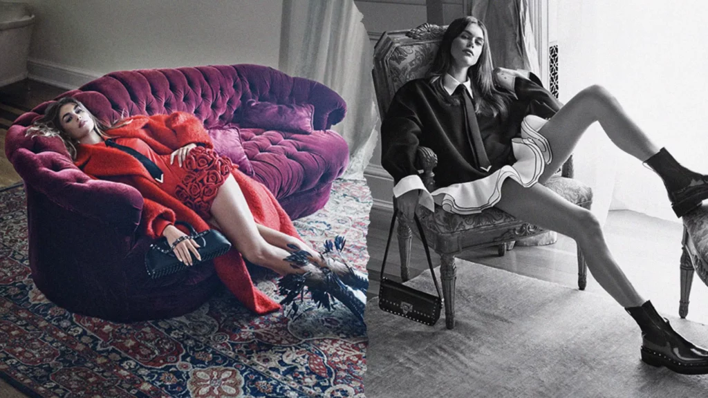 Kaia Gerber brise les codes pour Valentino