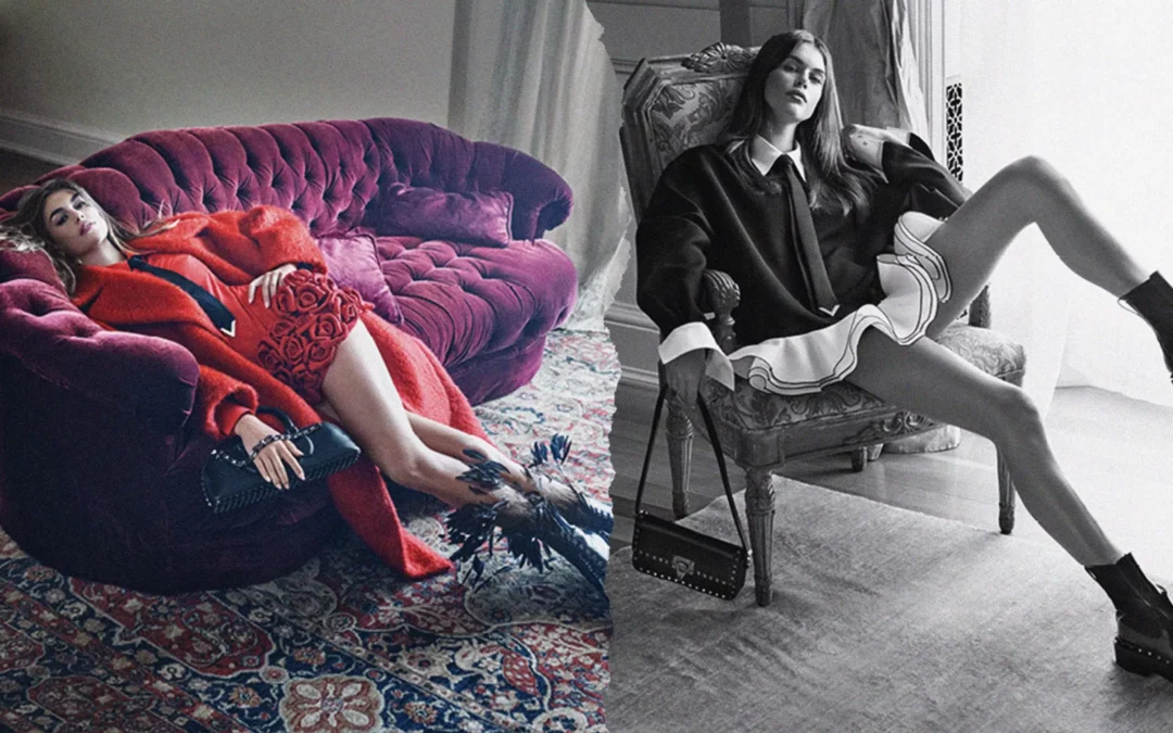 Kaia Gerber brise les codes pour Valentino