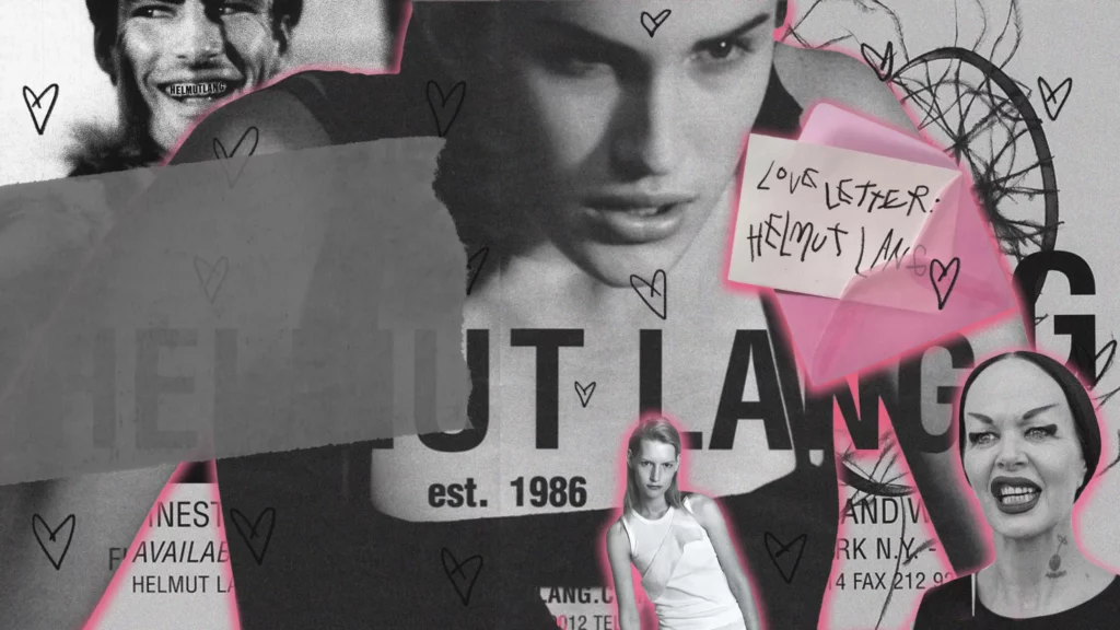 Love letter à Helmut Lang et à sa révolution de la mode minimaliste