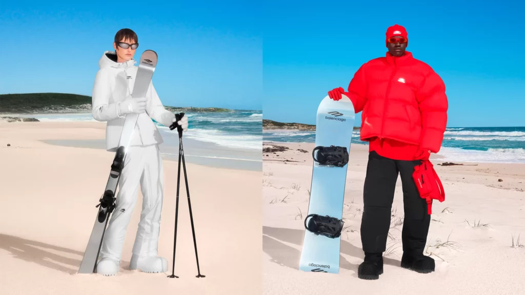 Balenciaga : surf sur les pistes de la mode !