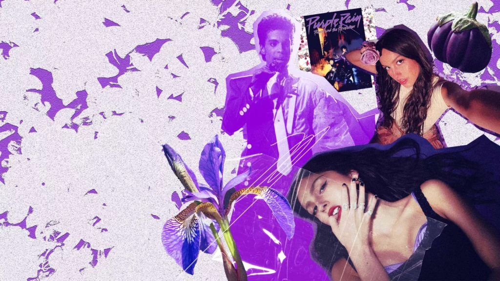 Comment le violet est devenu la couleur préférée de la pop