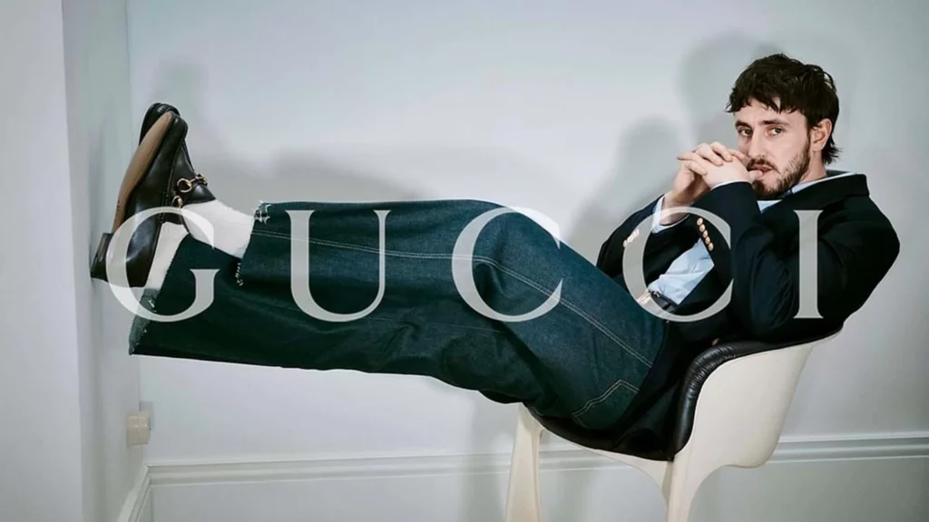 Gucci : célèbre les 70 ans du mocassin aux côtés de Paul Mescal !