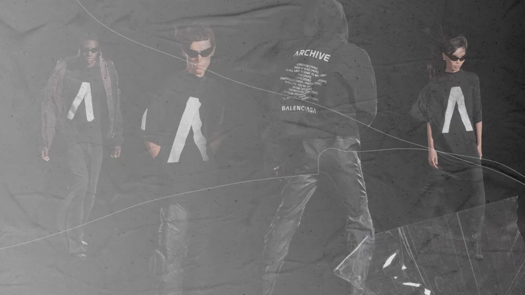 Balenciaga se met au rock avec Archive