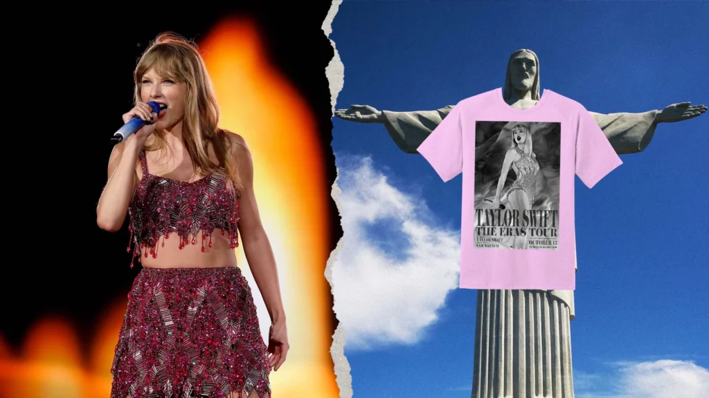 À Rio de Janeiro, le Christ Rédempteur rejoint la team Swifties…
