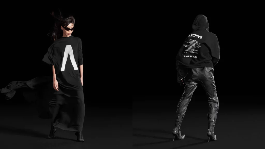 Découvre les vêtements interactifs de Balenciaga Music | Archive !