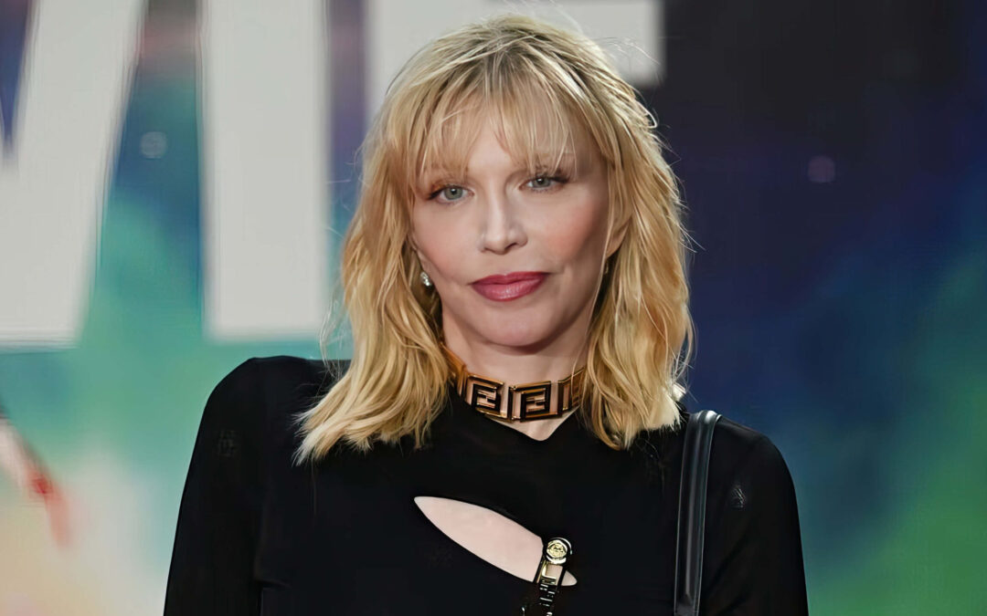 Courtney Love vide son dressing !
