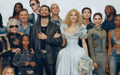 Christine Quinn incarne la mariée en denim pour Diesel