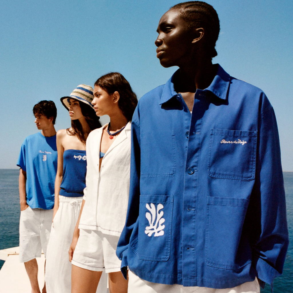 Dans les pas de Matisse, Pull&Bear transforme ton été en bleu et blanc !